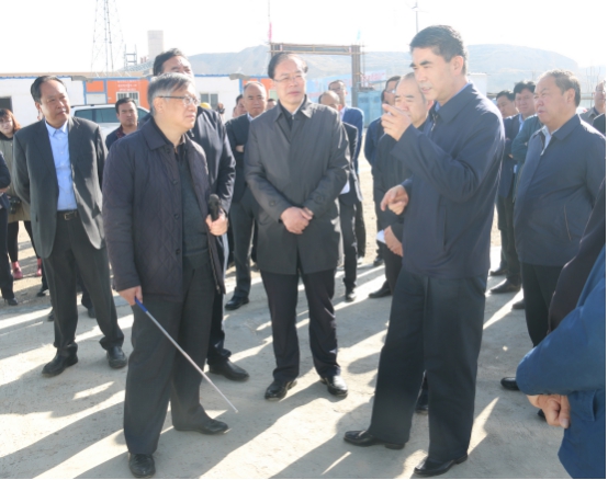 省委副書記、省長王建軍等領導一行視察海東工業園區臨空綜合經濟園